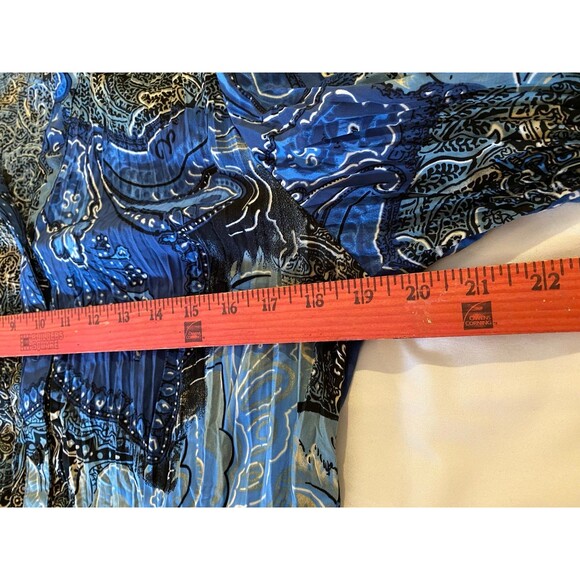 Apt 9 Women’s Size Medium  Long Sleeved Button Down Collared  Dressy Blouse - Picture 7 of 8